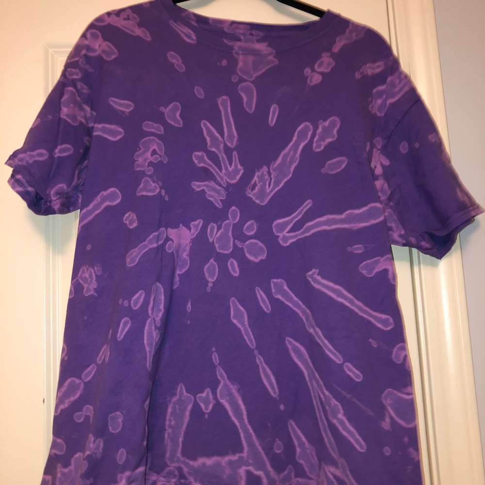 Customize-able bleach dyed T-shirt.
